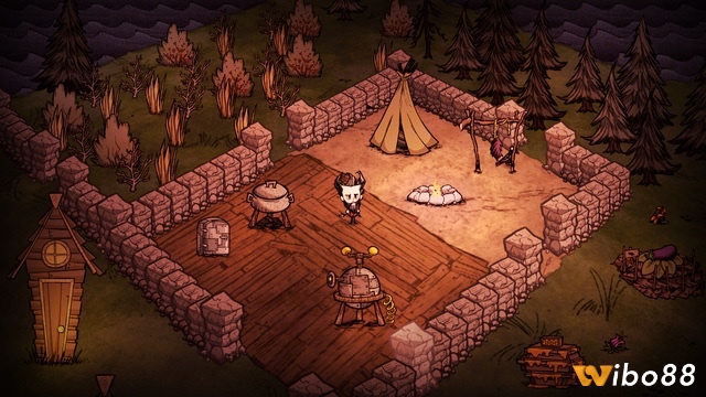 Game Don't Starve Together có đồ hoạ vô cùng đẹp mắt và sống động 