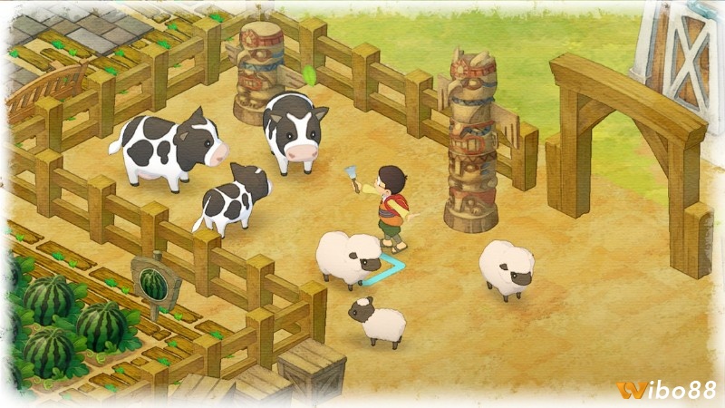 Game Doraemon Story of Seasons đòi hỏi người chơi phải có kỹ năng lựa chọn hạt giống