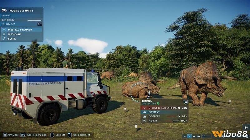  Jurassic World Evolution 2 sử dụng đồ họa 3D có thiết kế tuyệt vời