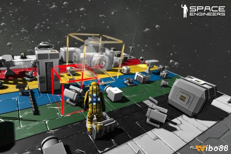 Trong game Space Engineers sẽ có rất nhiều kẻ thủ nên anh em cần chế tạo vũ khí để bảo vệ trạm của mình