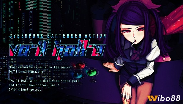 Game Va-11 Hall-a là tựa game mô phỏng pha chế cocktail hấp dẫn