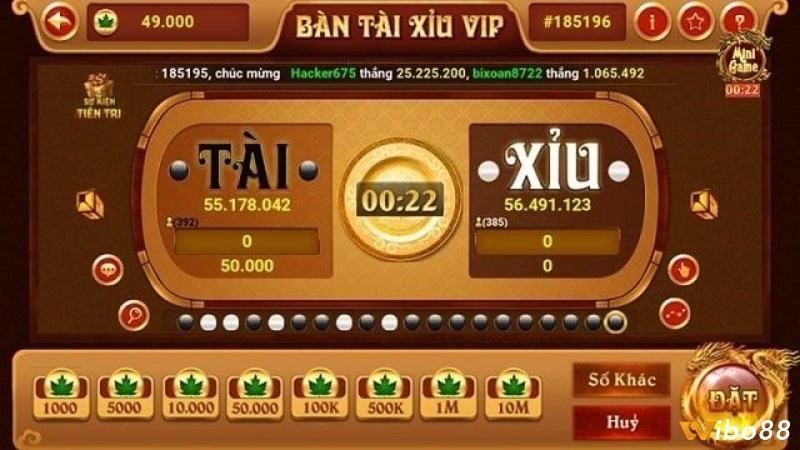 Luật chơi game tài xỉu với các cửa cược khá đơn giản