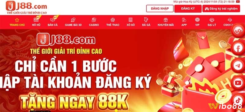 J88 là một thương hiệu nhà cái cá cược trực tuyến uy tín hàng đầu hiện nay