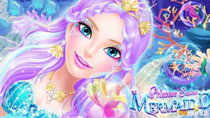 Trò chơi búp bê - Princess Salon: Mermaid Doris