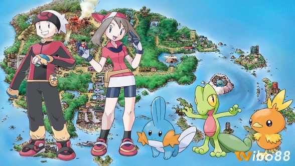 Pokémon Ruby/Sapphire đưa người chơi khám phá vùng đất pokemon đầy kỳ thú