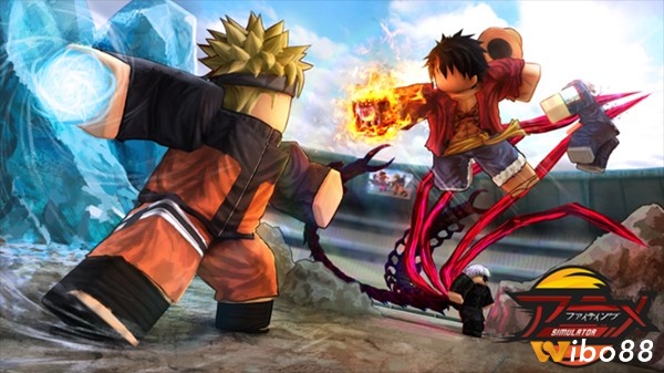 Game Anime Fighting Simulator với nhân vật anime quen thuộc