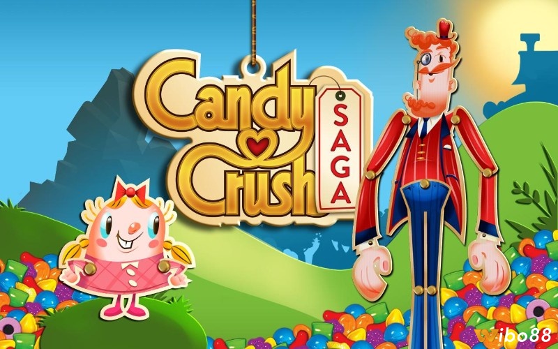 Trò chơi một người màu sắc ngọt ngào Candy Crush Saga