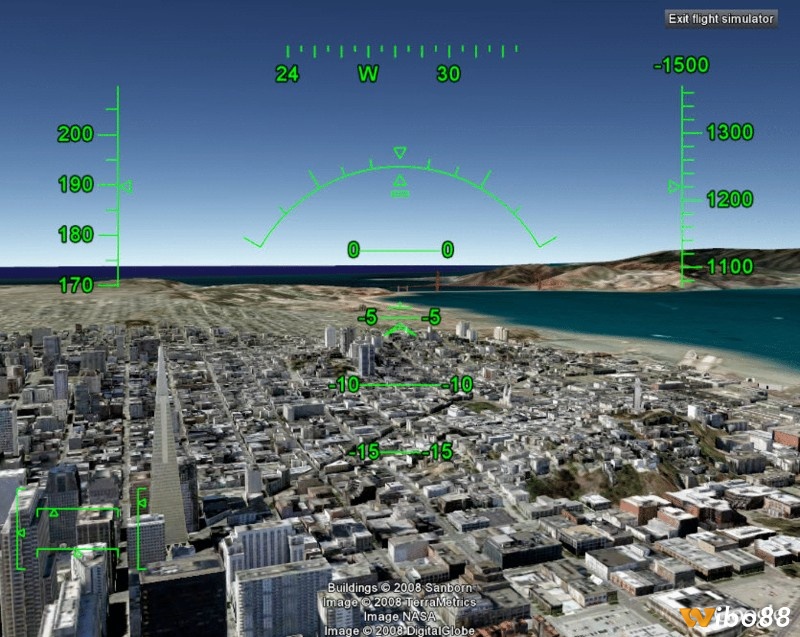 Trò chơi trên Google chất lượng cao Earth Flight Simulator