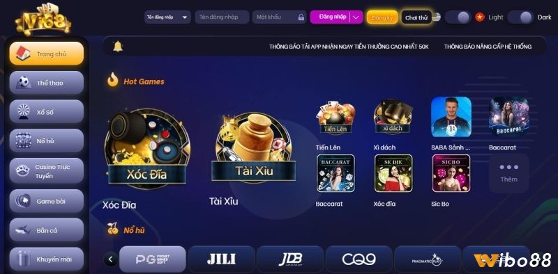 Tìm hiểu thông tin về cổng game Vi68