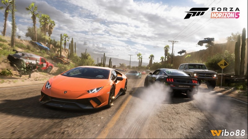 Khám phá thế giới mở rộng lớn và tham gia những giải đua hấp dẫn trong Forza Horizon 5